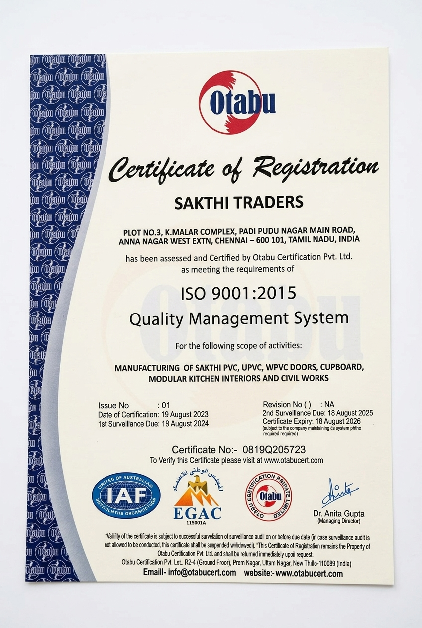 ISO 9001:2015 Certificate of Registration